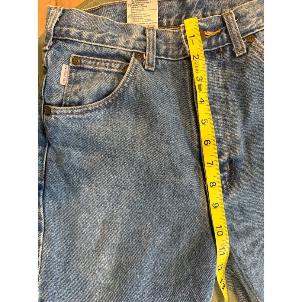 Carhartt B18-STW Mens Traditional Fit Straight Leg Stonewash Denim Jeans 30x34
